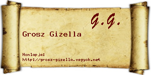 Grosz Gizella névjegykártya
